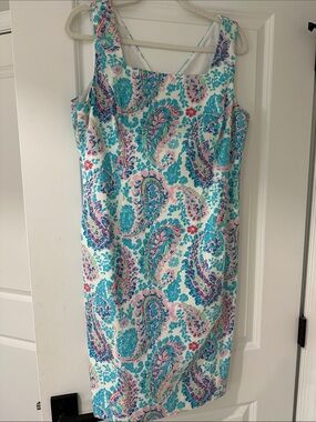 Talbots size 12 paisley dress